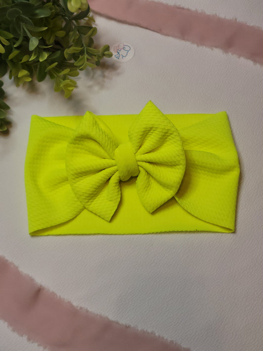 Neon Yellow - Bow