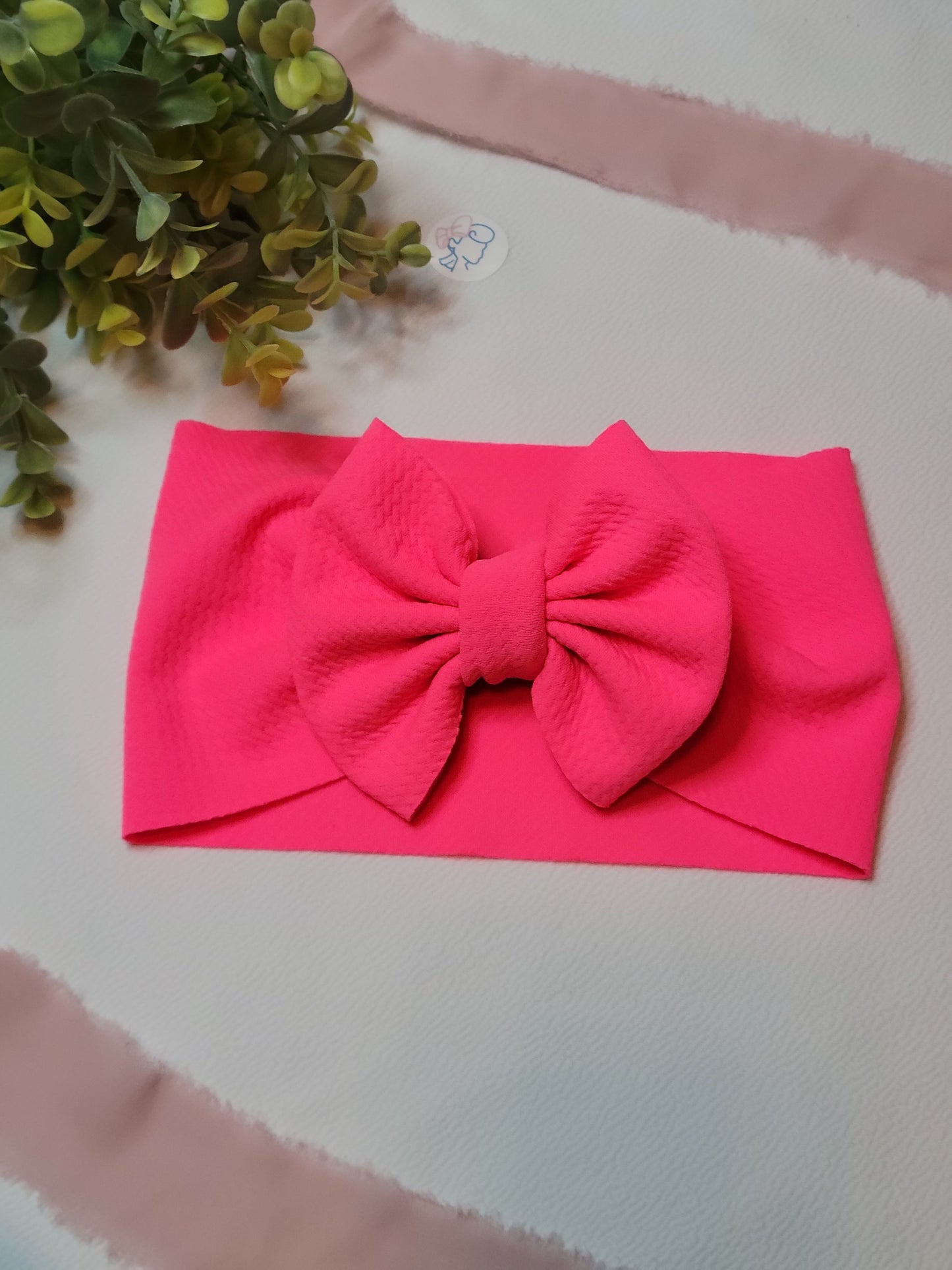 Neon Pink - Bow