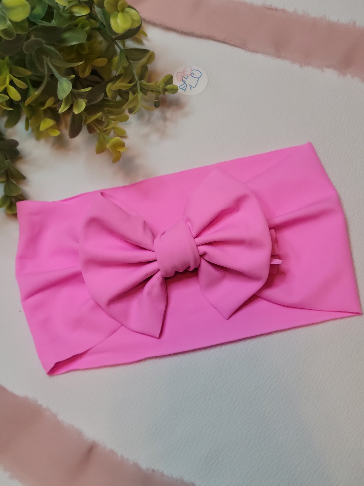 Bubblegum Pink - Swim Bow