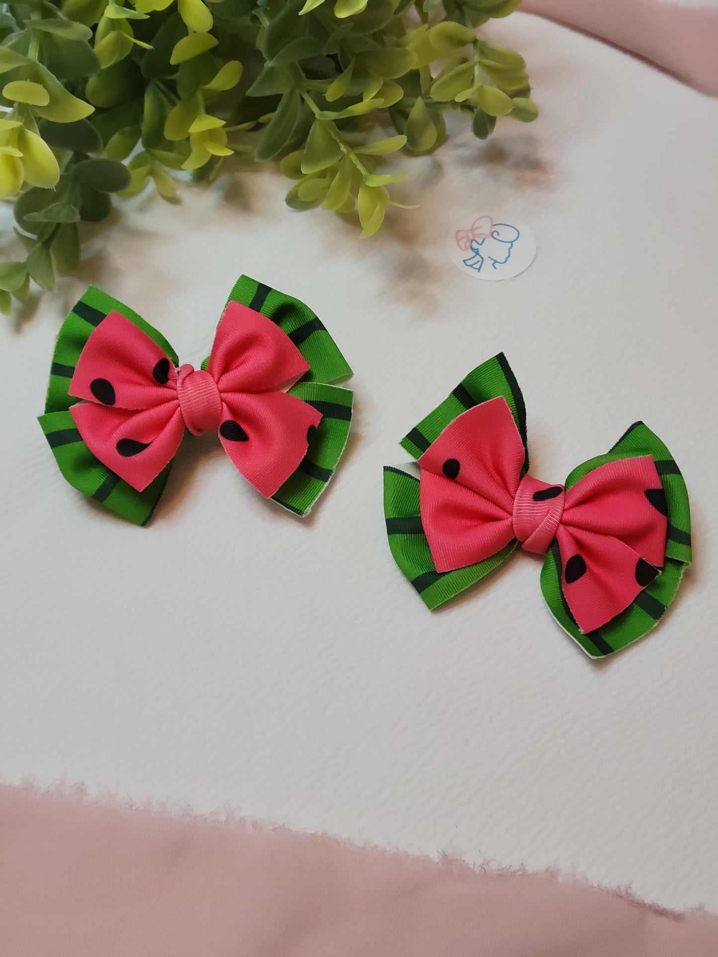 Watermelon- Swim Piggie Pinwheel