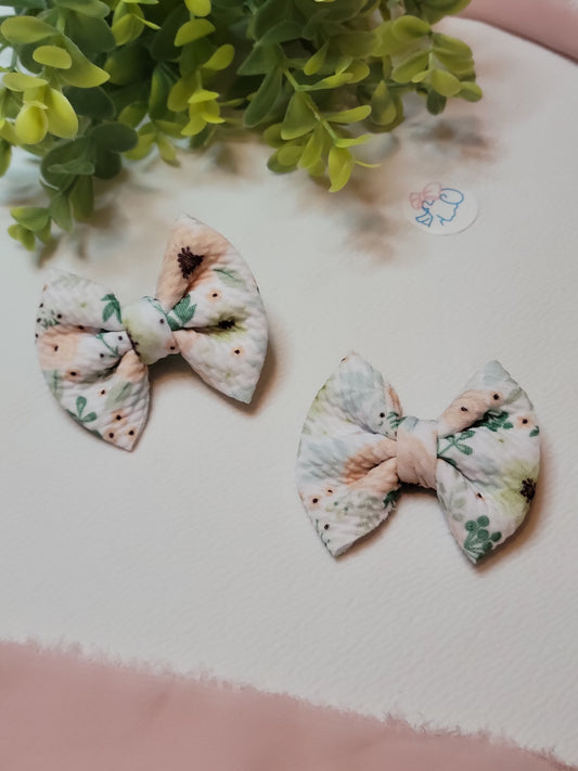 Woodland Floral-Piggie Bows