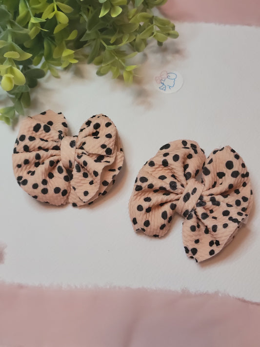 Neutral Dots-PomPom Piggies