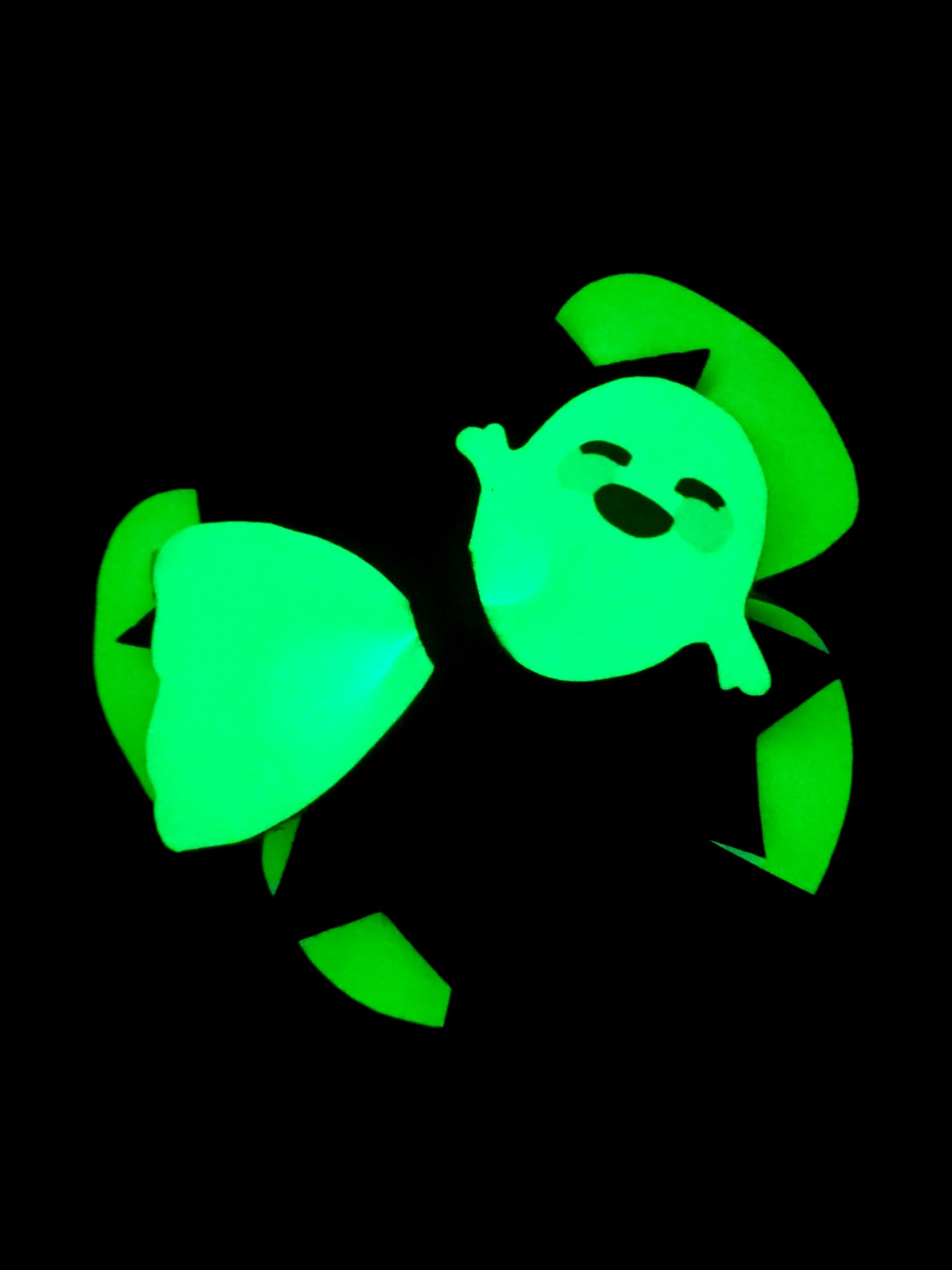 Boo! Bow- Green/Black